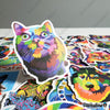 Image of 50 PCS "Abstract Animals" Vinyl Stickers